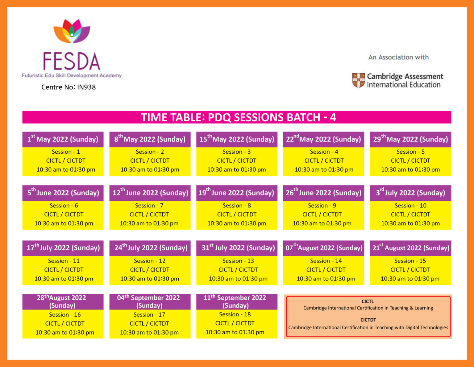 FESDA-_-Time-Table-_-Batch-4 copy