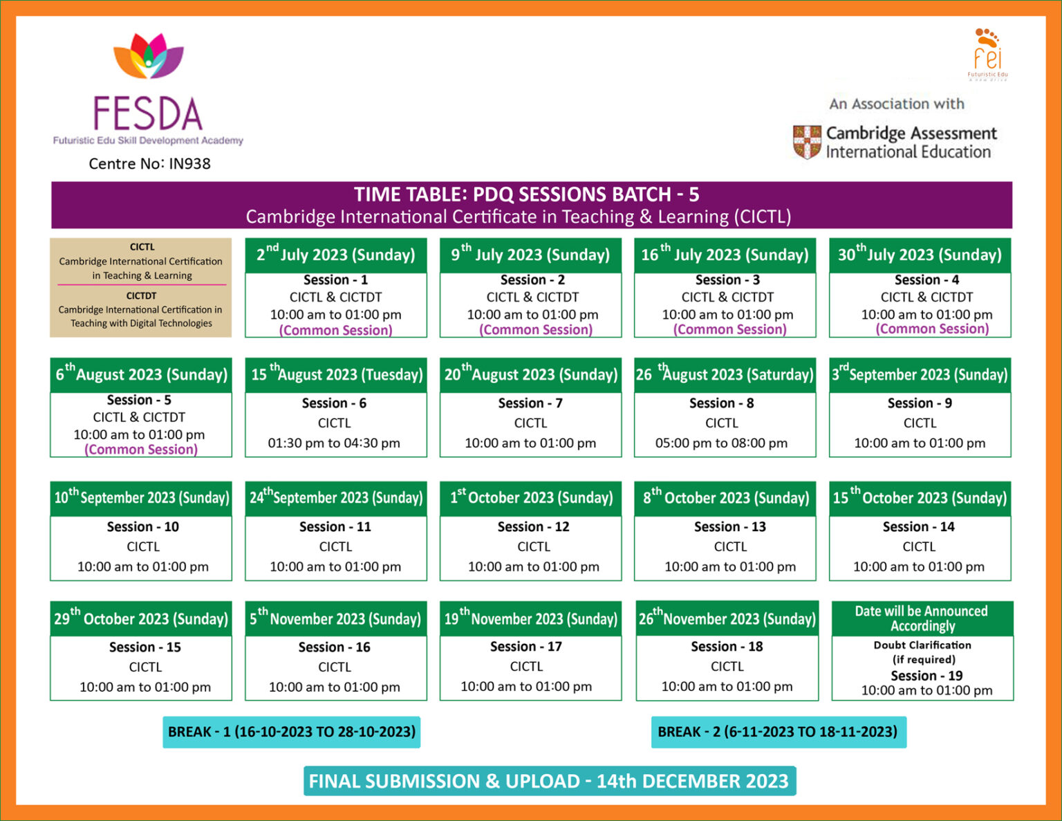 FESDA-_-Time-Table-_-Batch-5-CICTL copy